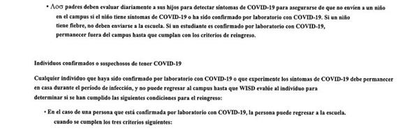 WISD Return to In-Person Instruction and Continuity of Services Plan 12-13-21_SPANISH